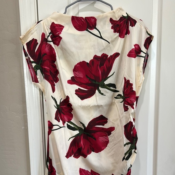 STYLEWE Red Sheath Maxi Dress Short Sleeve Wedding / C41 - Picture 2 of 6